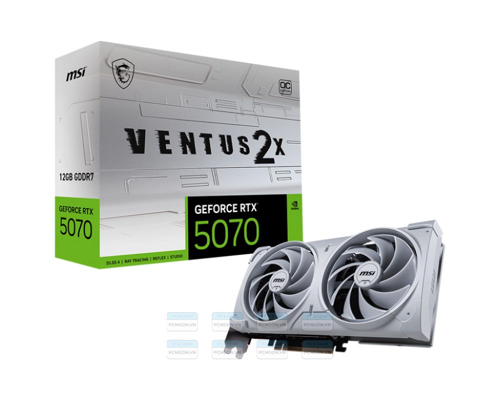 Card Màn Hình Msi Geforce Rtx 5070 12g Ventus 2x Oc White 1