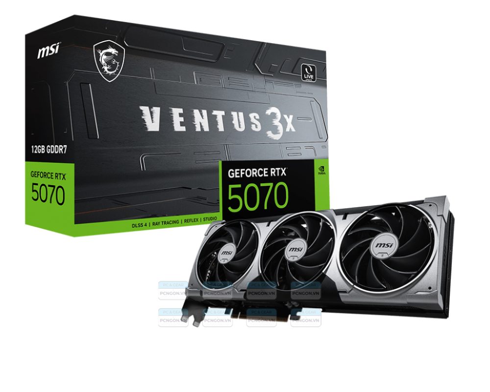 Card Màn Hình Msi Geforce Rtx 5070 12g Ventus 3x 1