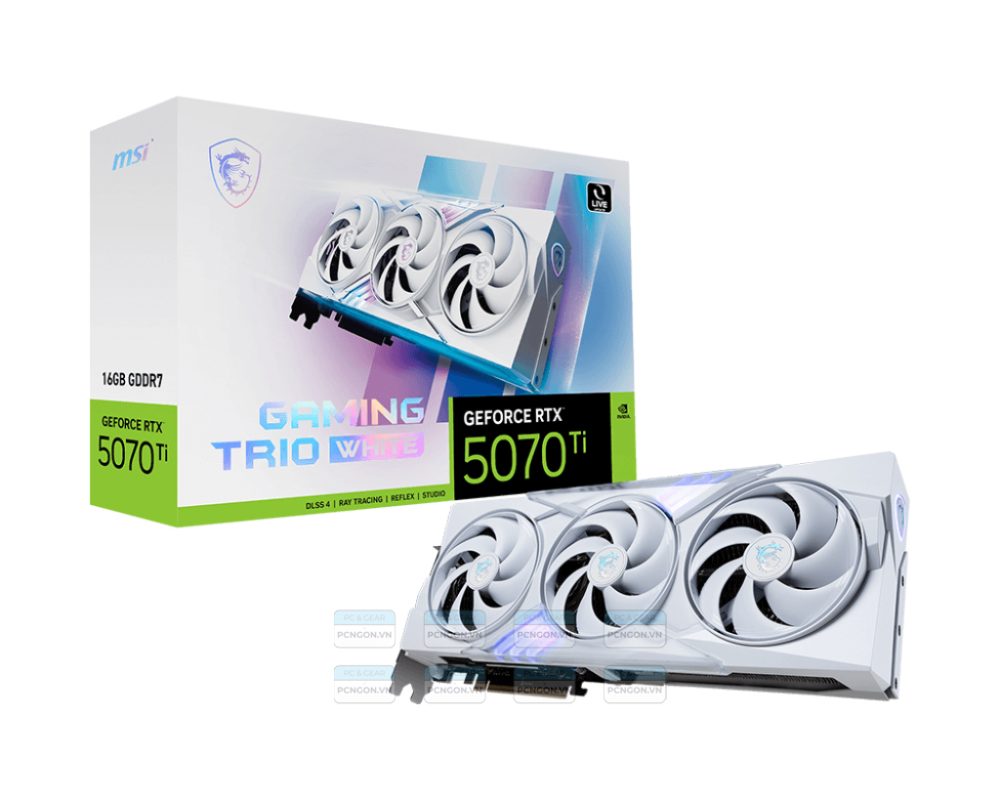 Card Màn Hình Msi Geforce Rtx 5070 Ti 16g Gaming Trio White 1