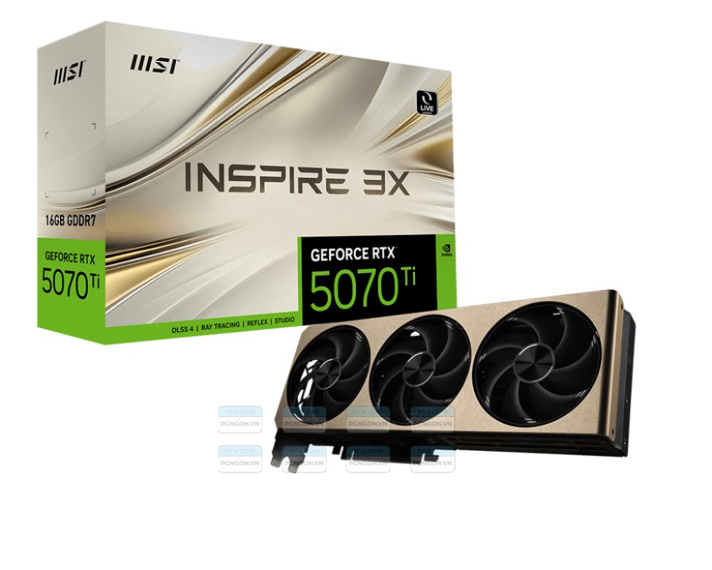 Card Màn Hình Msi Geforce Rtx 5070 Ti 16g Inspire 3x 1