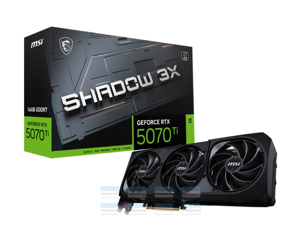 Card Màn Hình Msi Geforce Rtx 5070 Ti 16g Shadow 3x 1