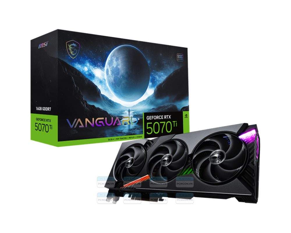 Card Màn Hình Msi Geforce Rtx 5070 Ti 16g Vanguard Soc 1