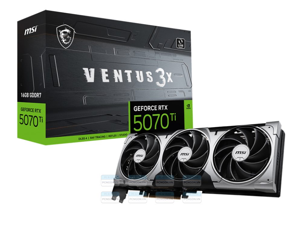 Card Màn Hình Msi Geforce Rtx 5070 Ti 16g Ventus 3x 1