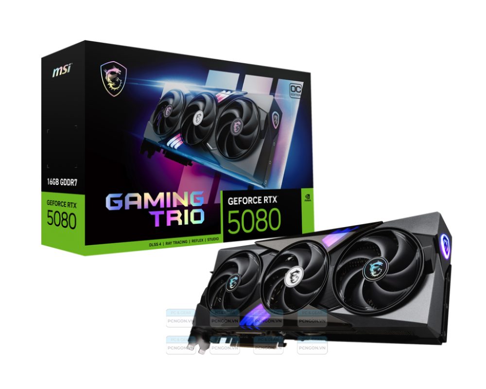 Card Màn Hình Msi Geforce Rtx 5080 16g Gaming Trio Oc 1