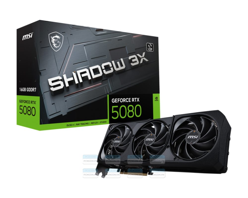 Card Màn Hình Msi Geforce Rtx 5080 16g Shadow 3x 1
