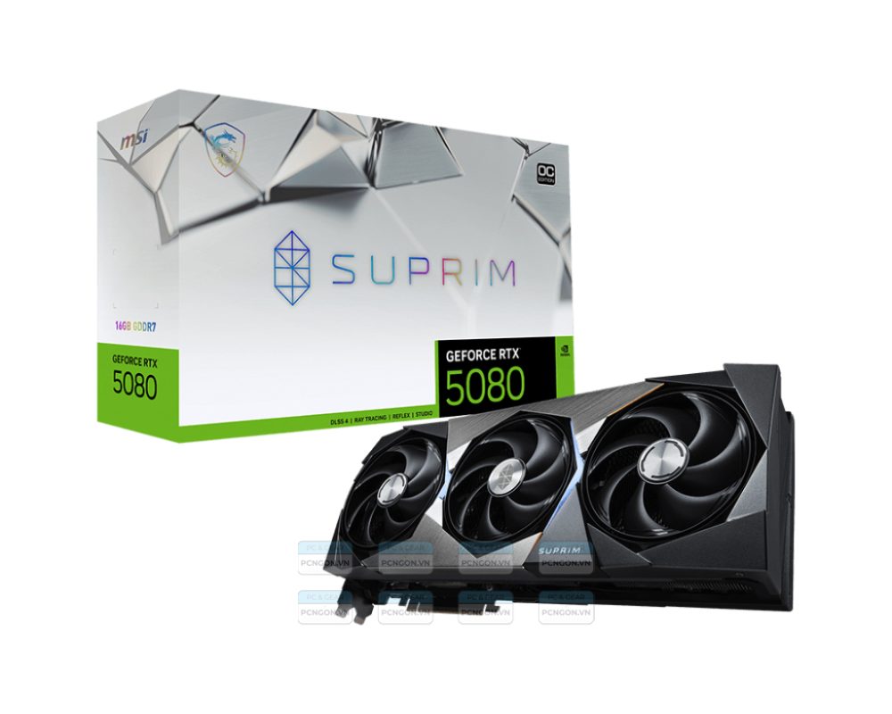 Card Màn Hình Msi Geforce Rtx 5080 16g Suprim Oc 1