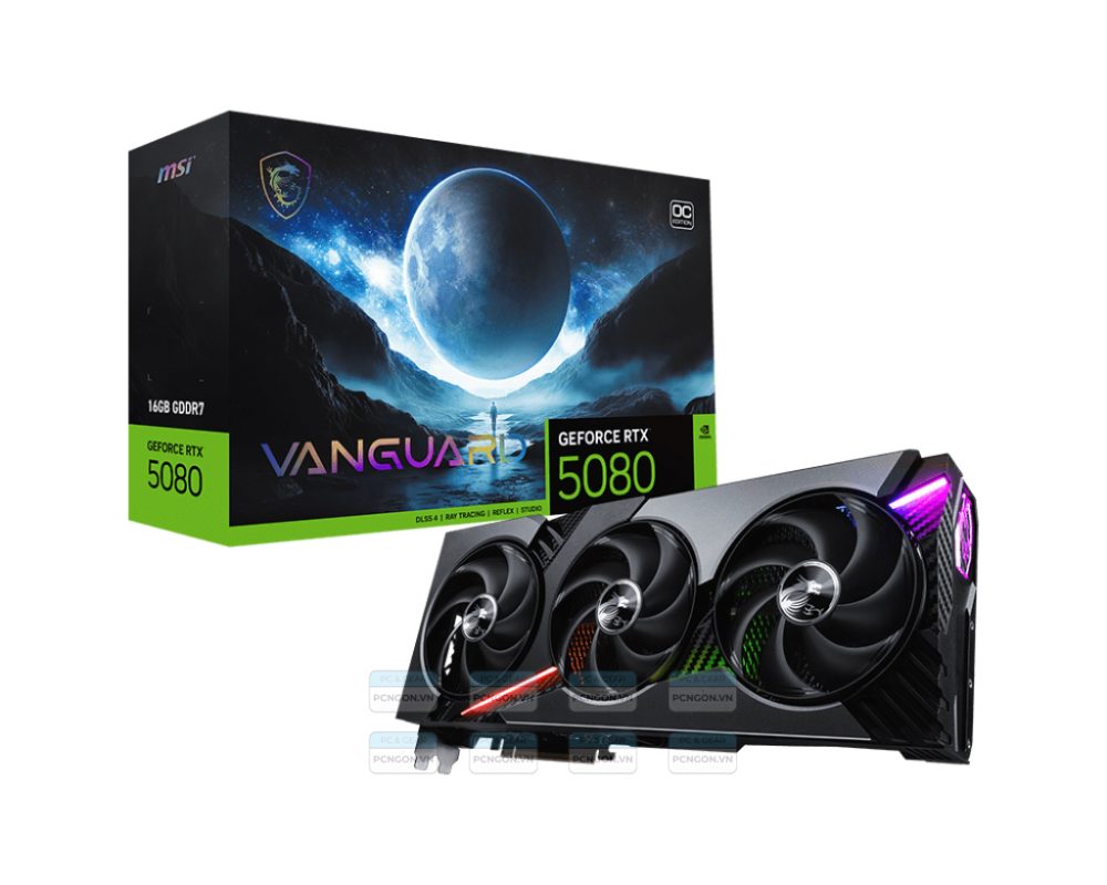 Card Màn Hình Msi Geforce Rtx 5080 16g Vanguard Oc 1