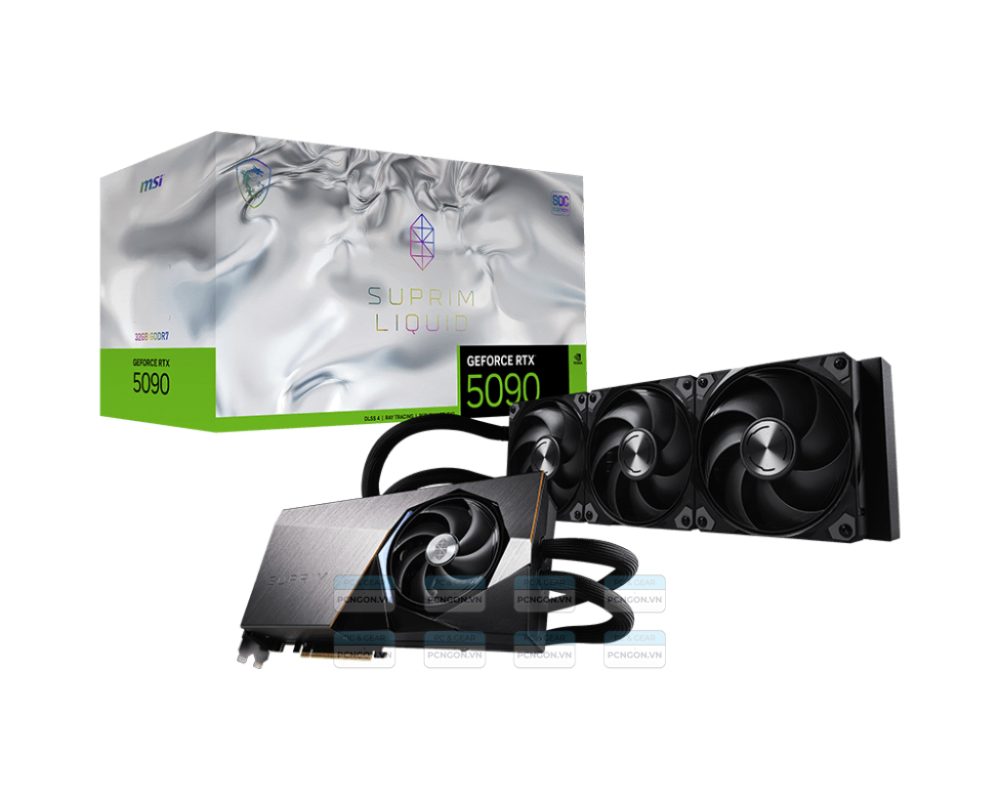 Card Màn Hình Msi Geforce Rtx 5090 32g Suprim Liquid Soc 1