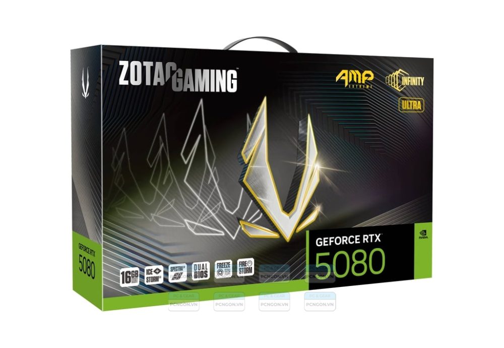Card Màn Hình Zotac Gaming Geforce Rtx 5080 Amp Extreme Infinity Ultra 1
