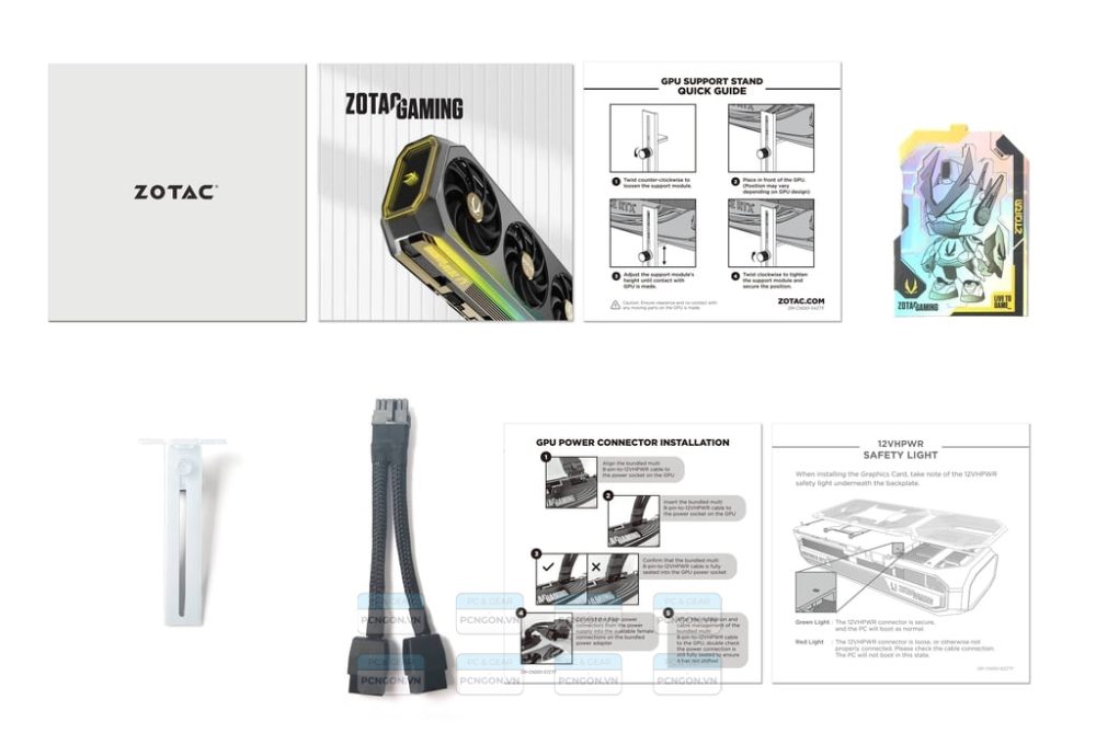 Card Màn Hình Zotac Gaming Geforce Rtx 5070 Amp White Edition 2