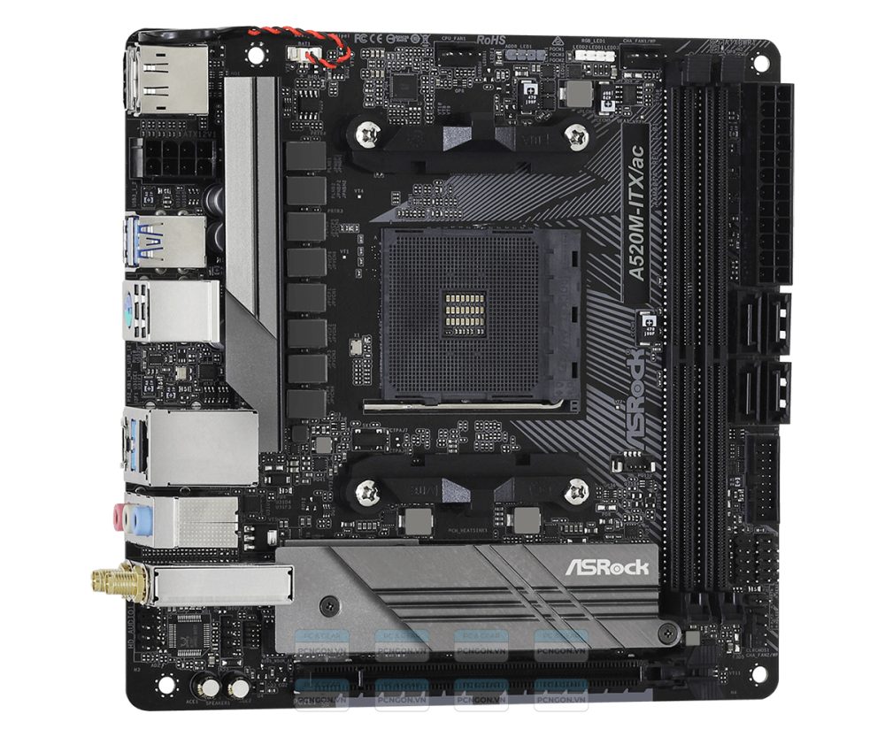 Mainboard Mini Itx Asrock A520m Itx Ac 4