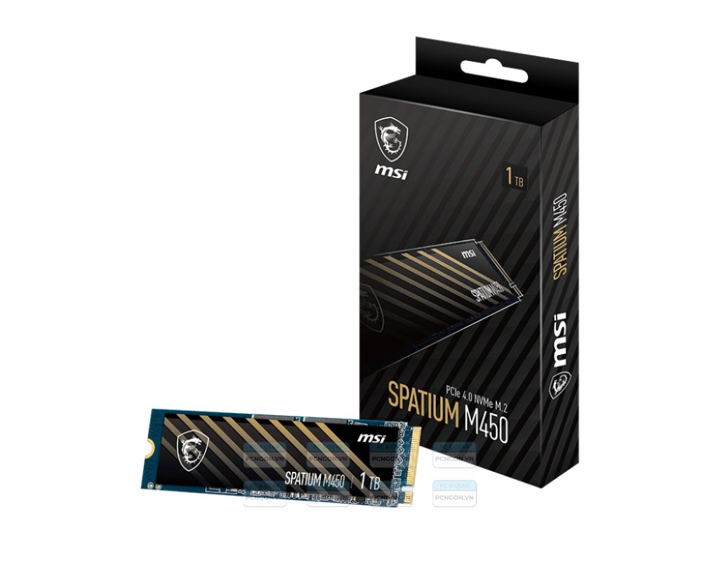 Ổ Cứng Ssd Msi Spatium M450 Pcie 4.0 Nvme M.2 1tb 1