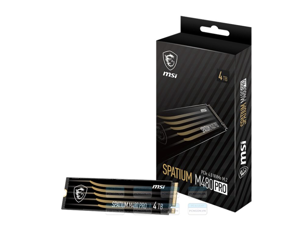 Ổ Cứng Ssd Msi Spatium M480 Pro Pcie 4.0 Nvme M.2 1tb 1