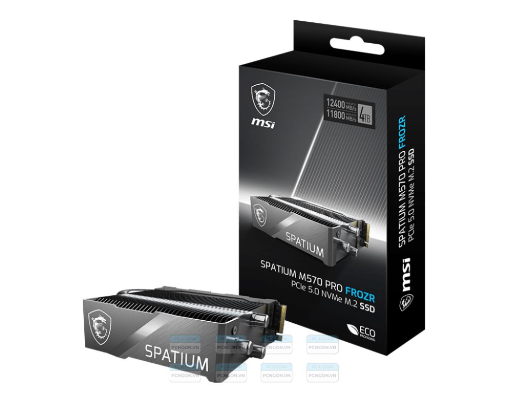 Ổ Cứng Ssd Msi Spatium M570 Pro Pcie 5.0 Nvme M.2 2tb Frozr 1