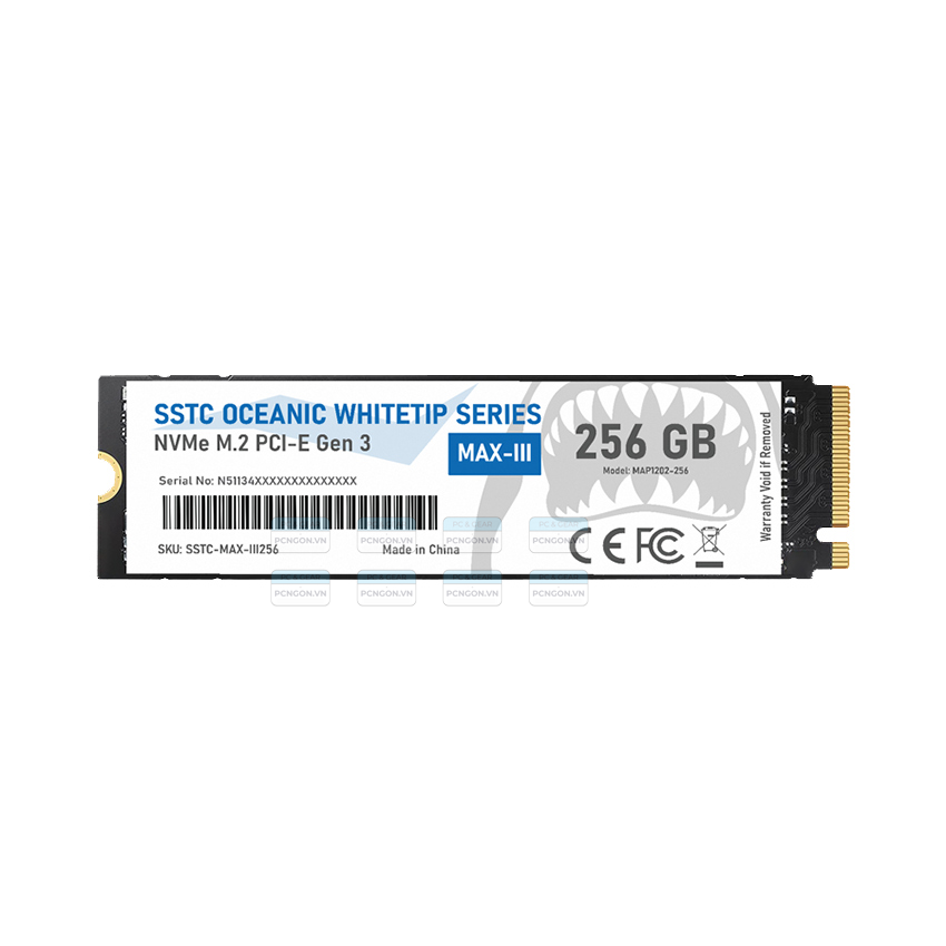 Ổ Cứng Ssd Sstc Oceanic Whitetip Max Iii 256gb M.2 Nvme Gen3 1