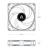 Quạt Tản Nhiệt Arctic P14 Max Fan Black 1