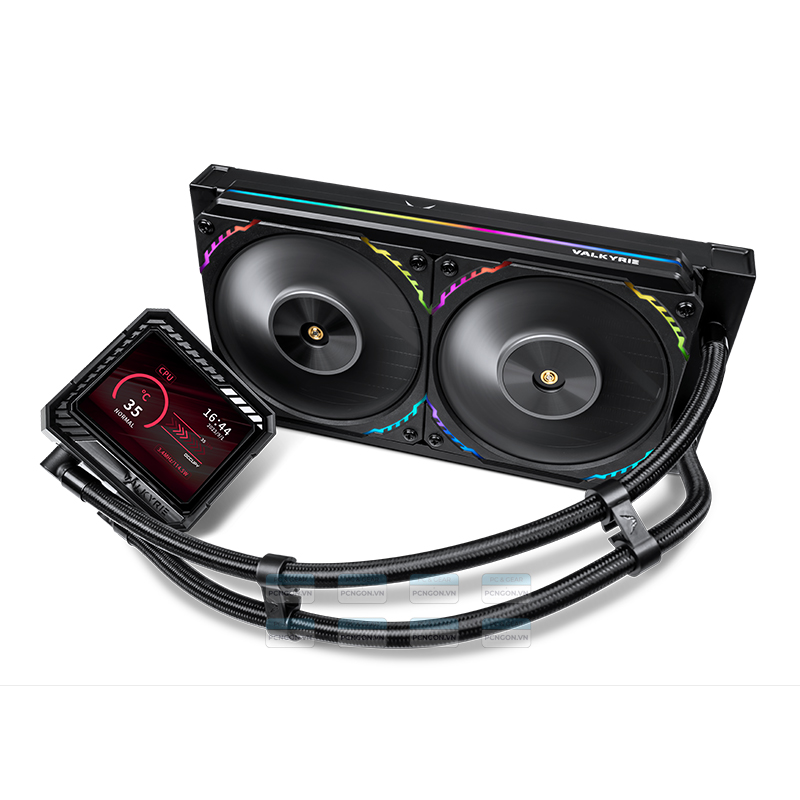 Tản Nhiệt Nước Aio Valkyrie Loki V240 Đen đỏ 1