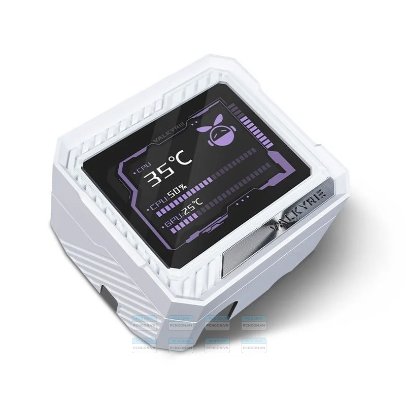 Tản Nhiệt Nước Aio Valkyrie Merlin V240 Trắng Tím 3