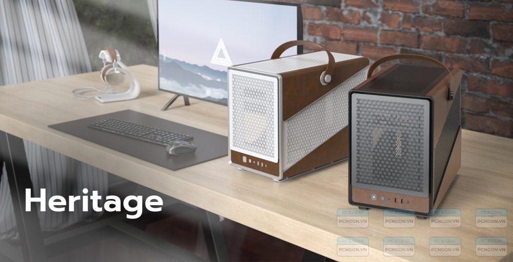 Vỏ Case Máy Tính Mini Itx Montech Heritage Pro White 1
