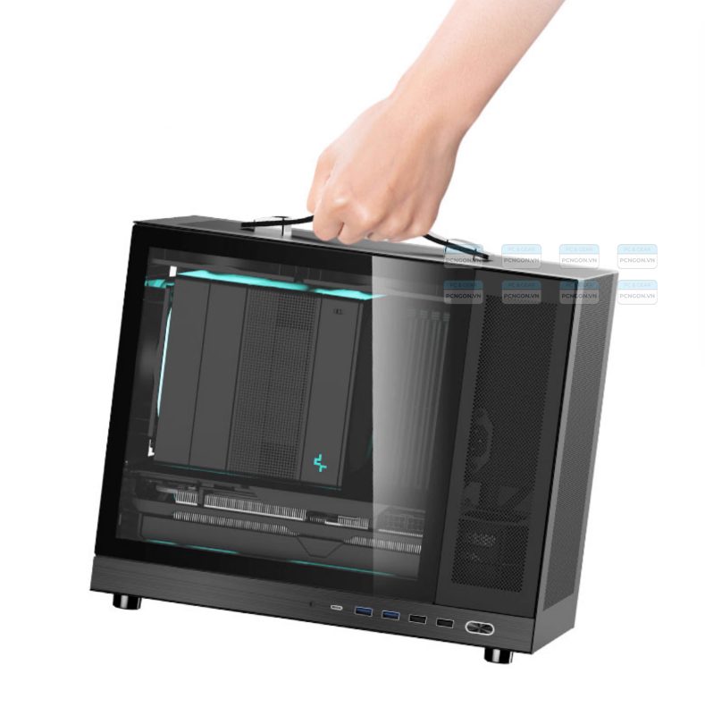 Vỏ Case Máy Tính Mini Itx Shiny Snake G350 Đen 1