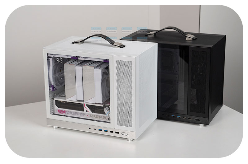 Vỏ Case Máy Tính Mini Itx Shiny Snake G350 Trắng 2