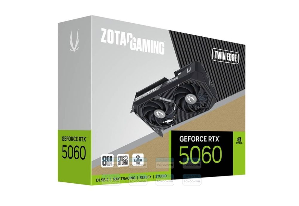 Card Màn Hình Zotac Gaming Geforce Rtx 5060 8gb Twin Edge Gddr7 2