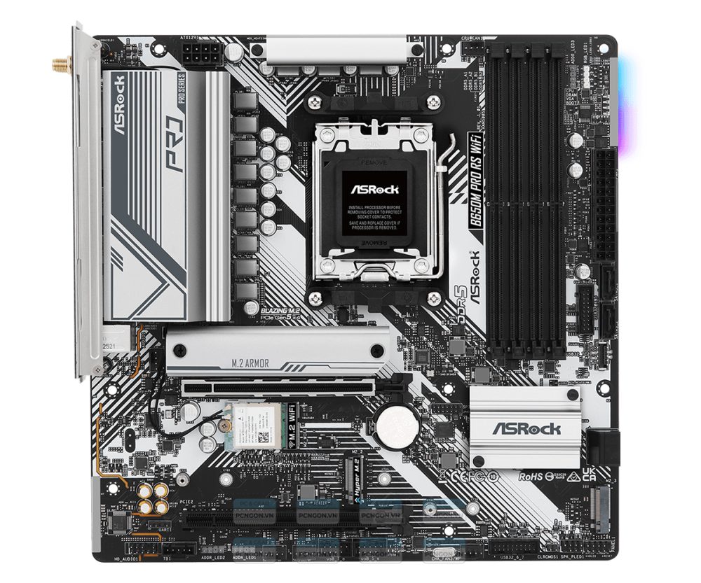 Mainboard Asrock B650m Pro Rs Wifi Ddr5 2