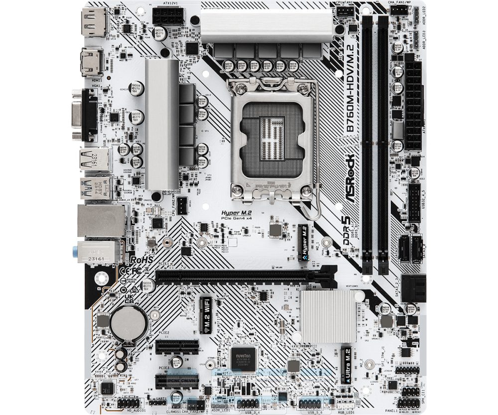 Mainboard Asrock B760m-hdv M.2 White 2