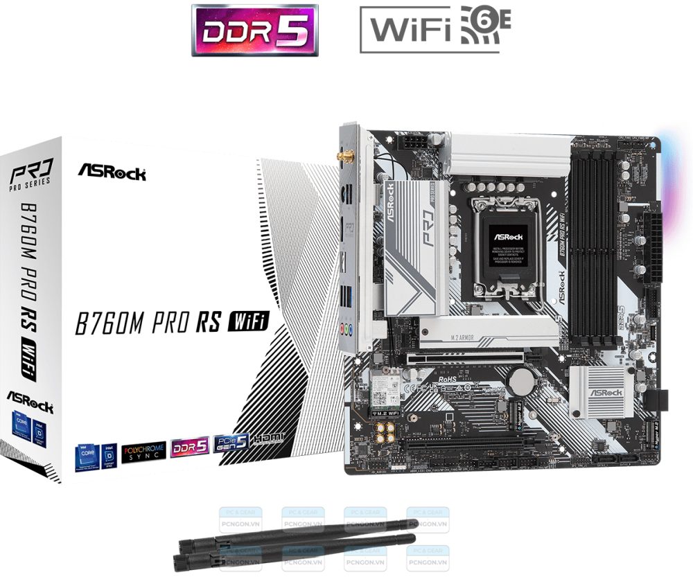 Mainboard Asrock B760m Pro Rs Wifi Ddr5 1