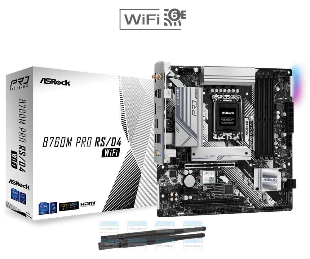 Mainboard Asrock B760m Pro Rs Wifi Ddr4 1