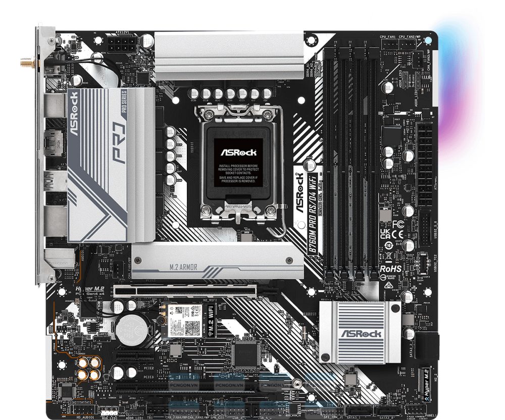 Mainboard Asrock B760m Pro Rs Wifi Ddr4 2