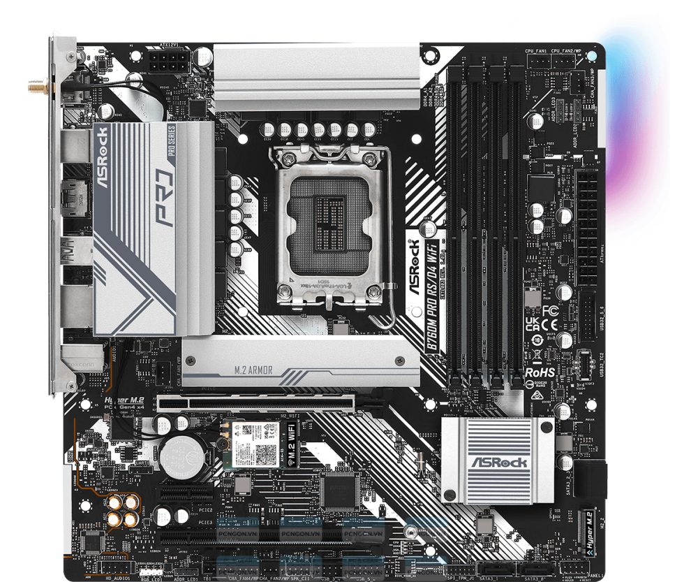 Mainboard Asrock B760m Pro Rs Wifi Ddr4 3