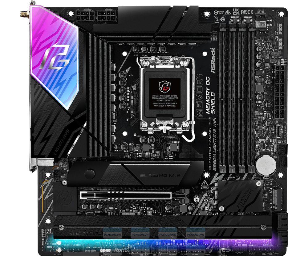 Mainboard Asrock B860m Lightning Wifi Ddr5 2