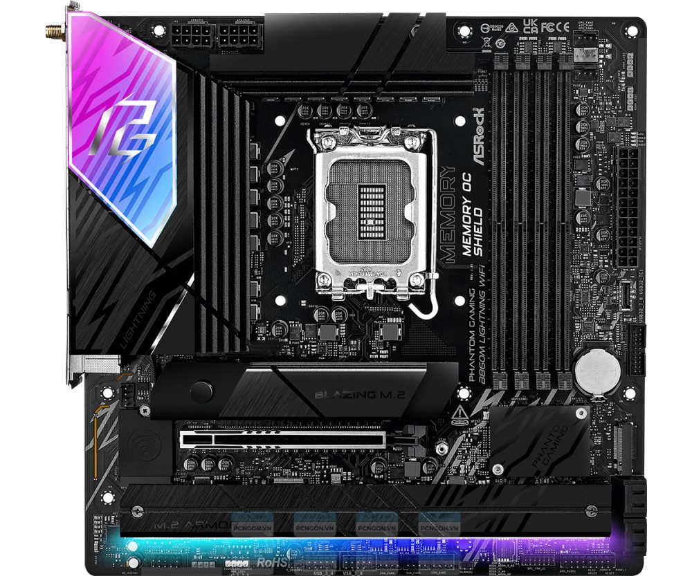 Mainboard Asrock B860m Lightning Wifi Ddr5 3