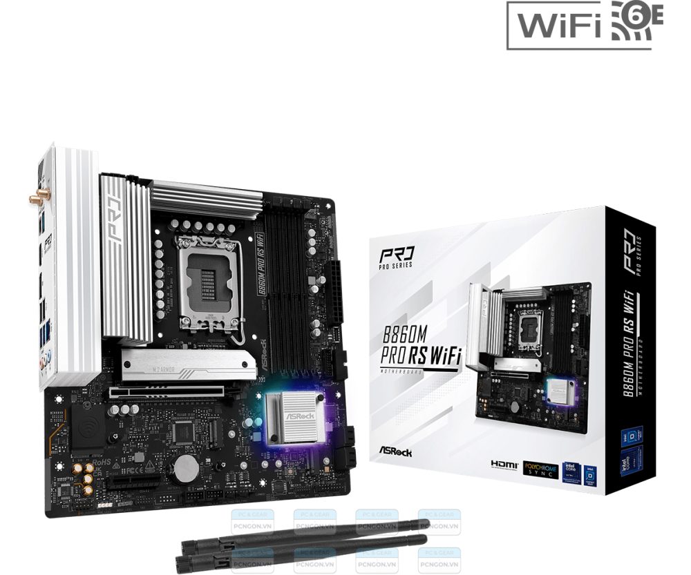 Mainboard Asrock B860m Pro Rs Wifi Ddr5 1