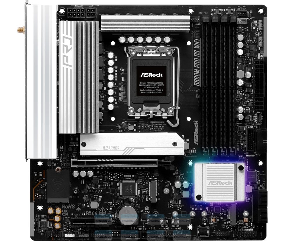 Mainboard Asrock B860m Pro Rs Wifi Ddr5 2
