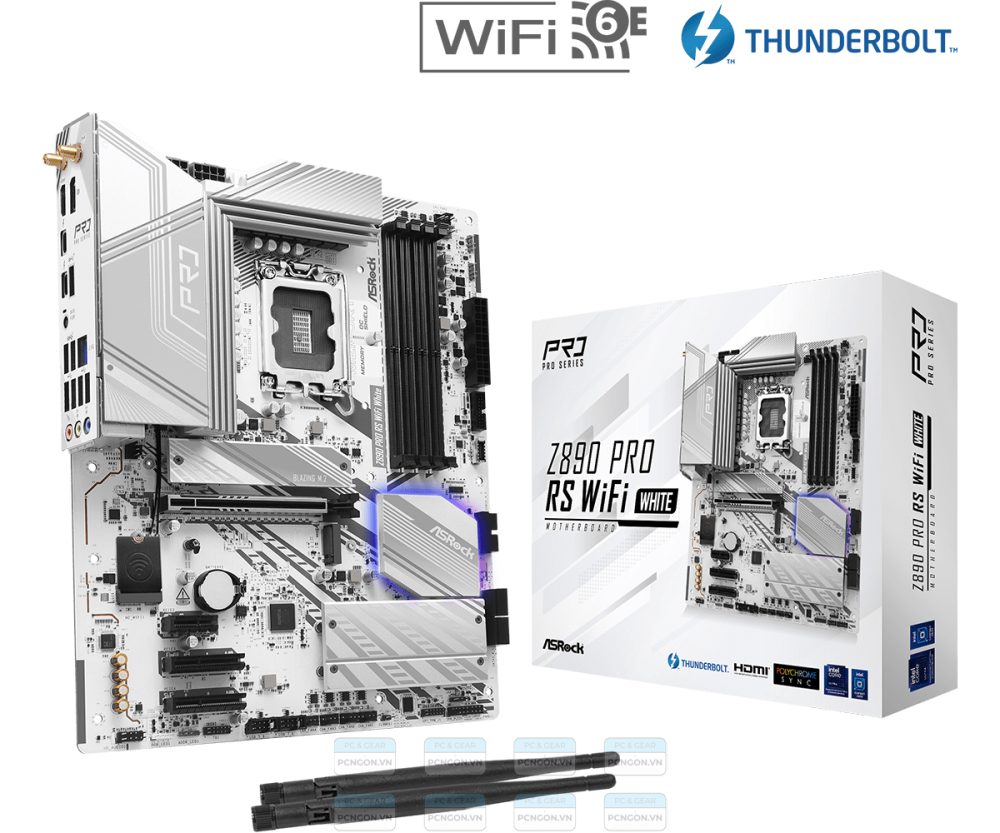Mainboard Asrock Z890 Pro Rs Wifi White Ddr5 1