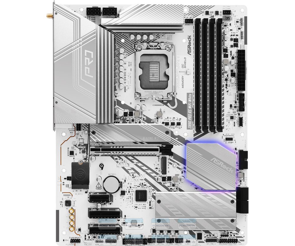 Mainboard Asrock Z890 Pro Rs Wifi White Ddr5 3