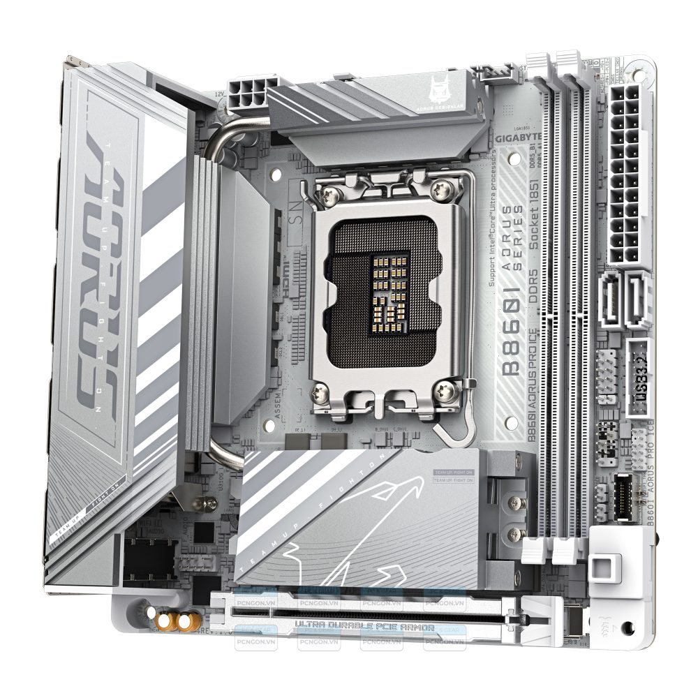 Mainboard Gigabyte B860i Aorus Pro Ice Wifi 7 Ddr5 4