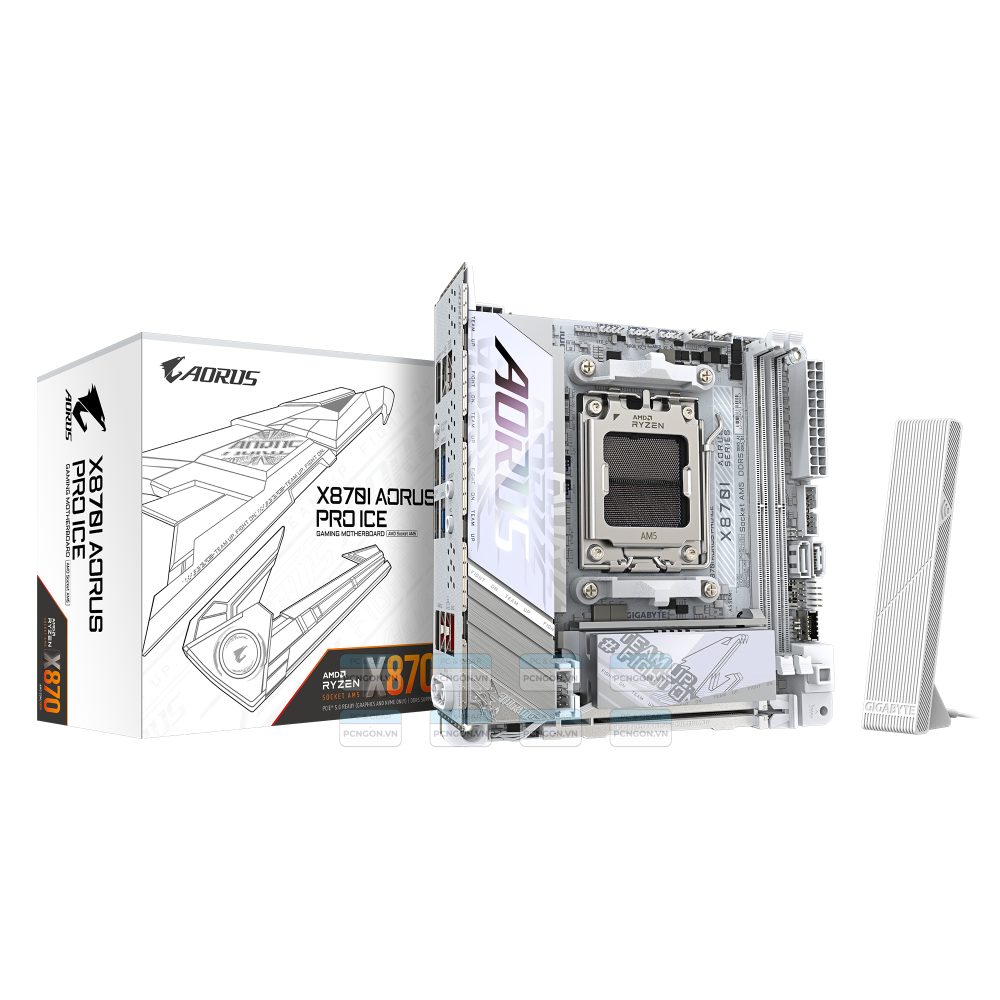 Mainboard Gigabyte X870i Aorus Pro Ice Wifi 7 Ddr5 1
