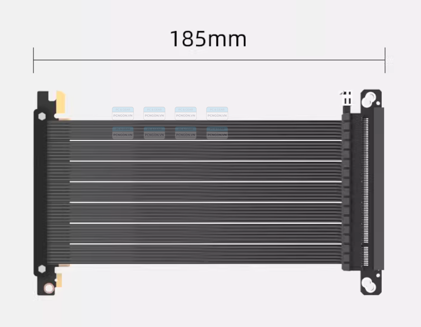 Cáp Riser 4.0 Shiny Snake Pcie 4.0 Dài 18.5cm 1