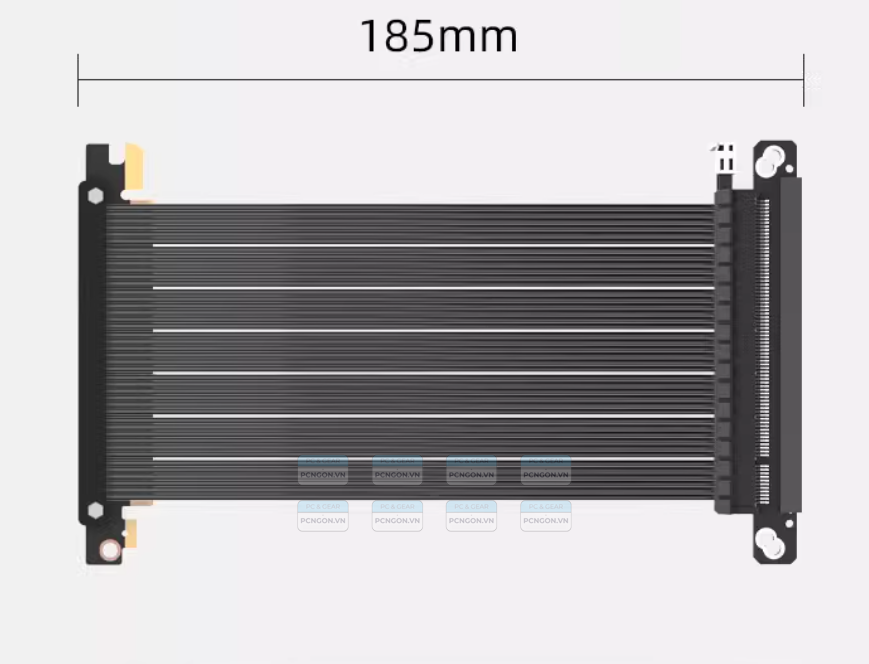 Cáp Riser 5.0 Shiny Snake Pcie 5.0 Dài 18.5cm 2