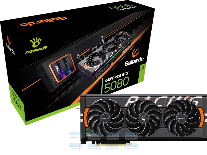 Card Màn Hình Manli Gallardo Geforce Rtx 5080 Oc 16gb Gddr7 1