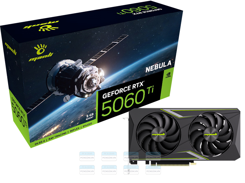 Card Màn Hình Manli Nebula Geforce Rtx 5060 Ti 8gb Gddr7 1