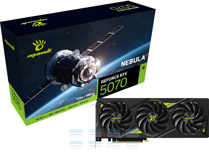 Card Màn Hình Manli Nebula Geforce Rtx 5070 12gb Gddr7 1