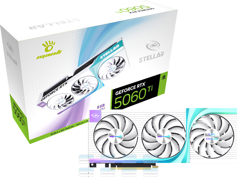 Card Màn Hình Manli Stellar Geforce Rtx 5060 Ti Oc 16gb Gddr7 1