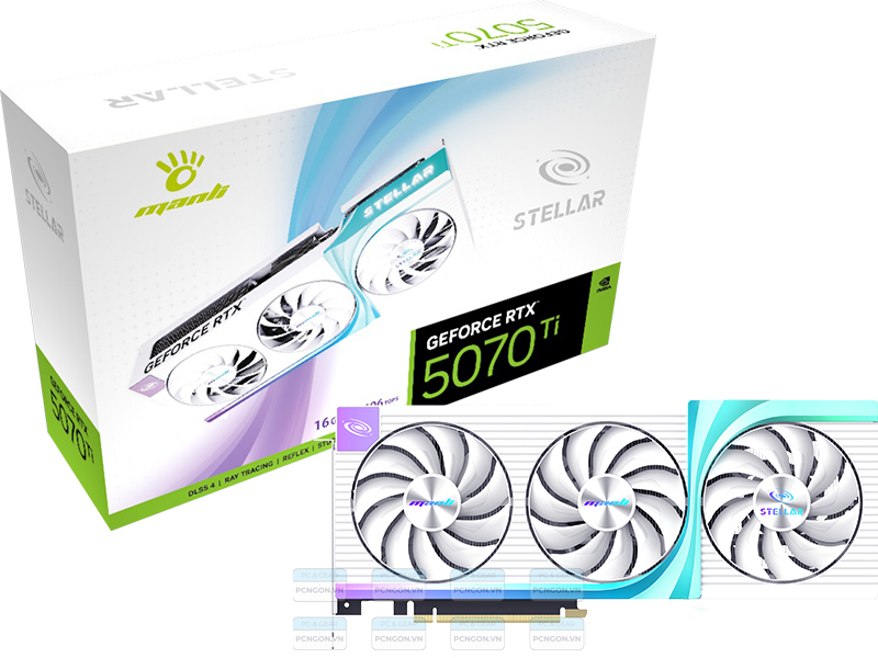 Card Màn Hình Manli Stellar Geforce Rtx 5070 Ti Oc 16gb Gddr7 1
