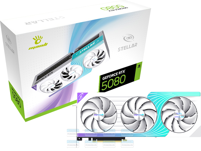 Card Màn Hình Manli Stellar Geforce Rtx 5080 Oc 16gb Gddr7 1