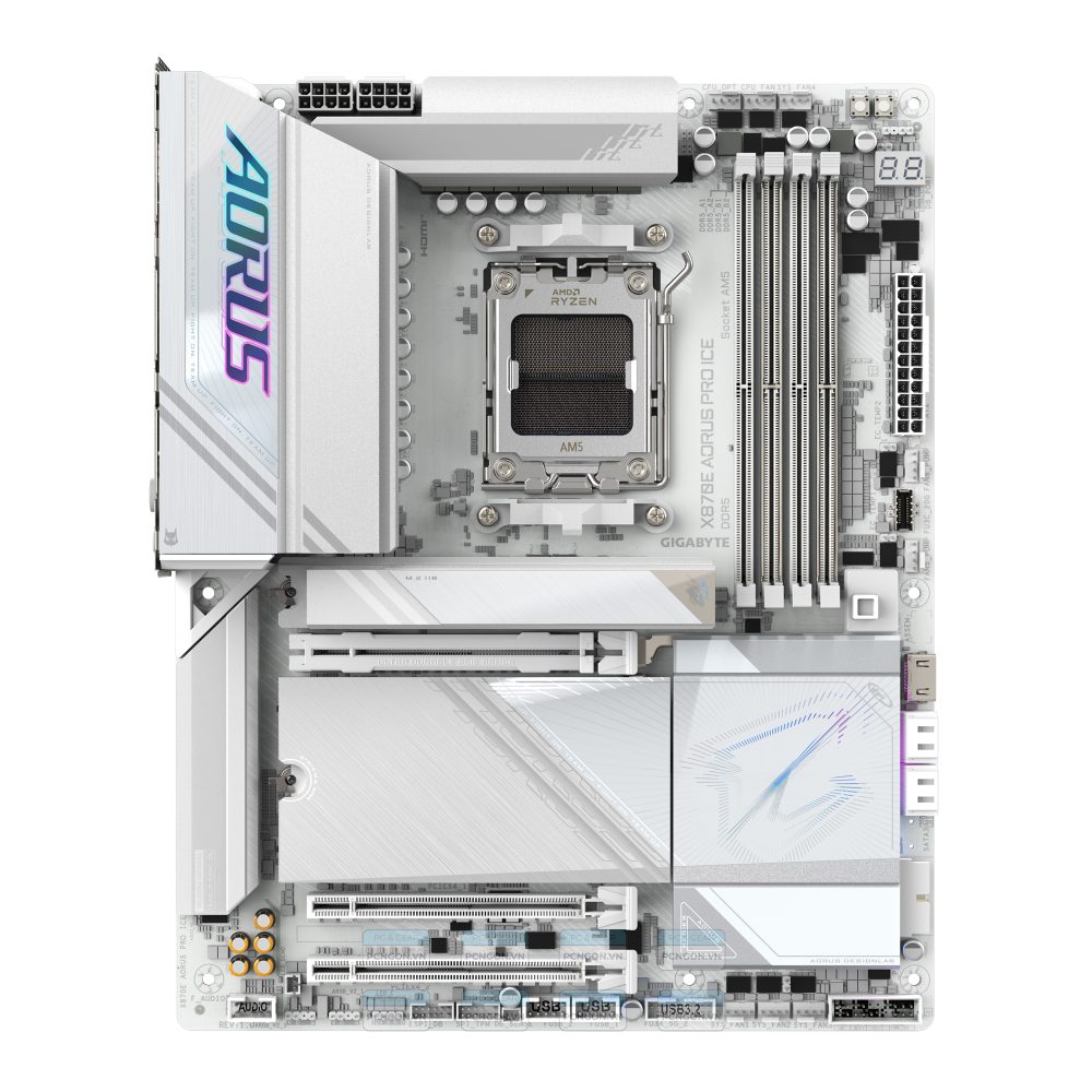 Mainboard Gigabyte X870e Aorus Pro Ice Wifi 7 Ddr5 2