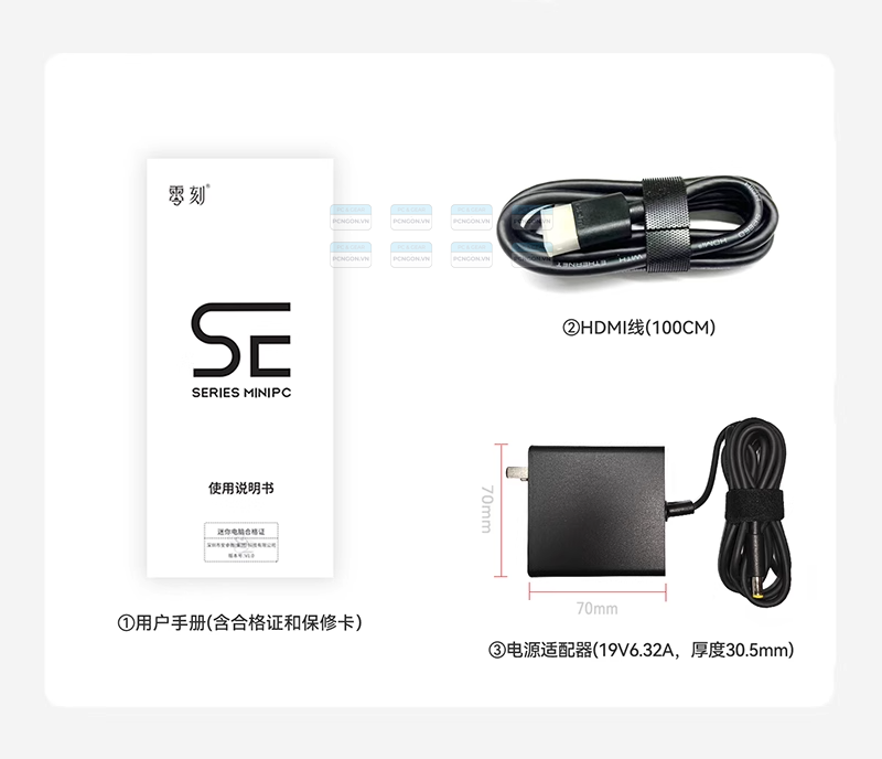 Máy Tính Mini Pc Beelink Ser9 Pro Amd Ryzen 7 H 255 (ram 32gb, 0gb Ssd) 2